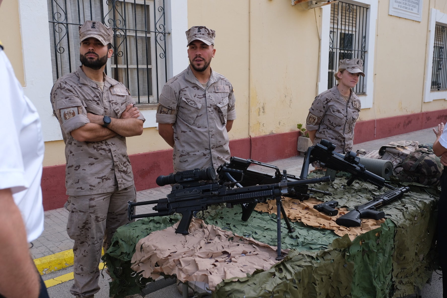 En imágenes: Exhibición de material y vehículos de Infantería de Marina en el Tercio de Armada