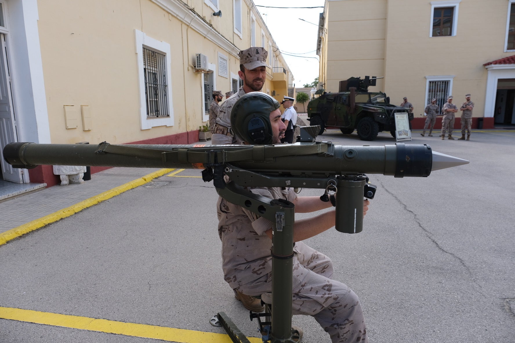 En imágenes: Exhibición de material y vehículos de Infantería de Marina en el Tercio de Armada