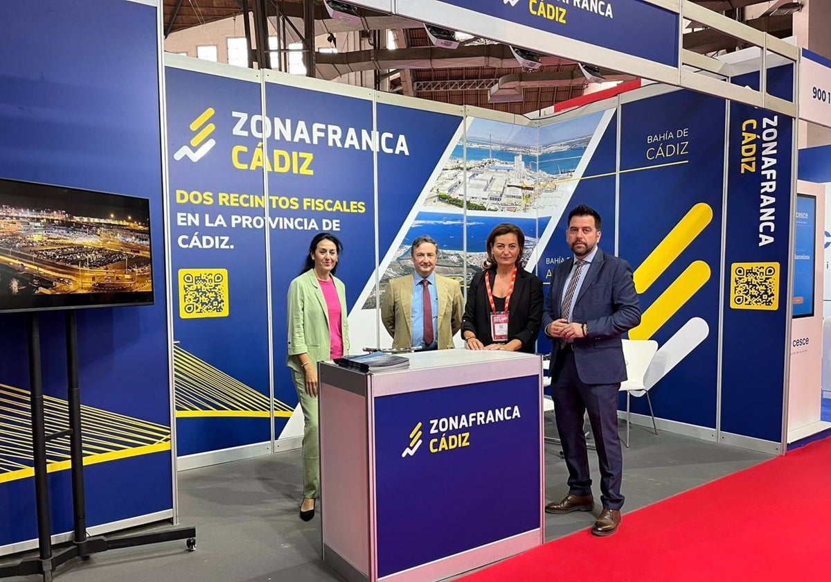 Stand de la Zona Franca de Cádiz.