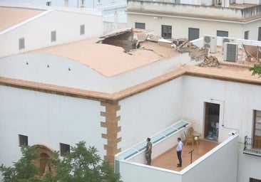 Actuación de urgencia en la Castrense: cortado el acceso a la facultad de Medicina por la plaza Fragela y la calle Pérez Galdós