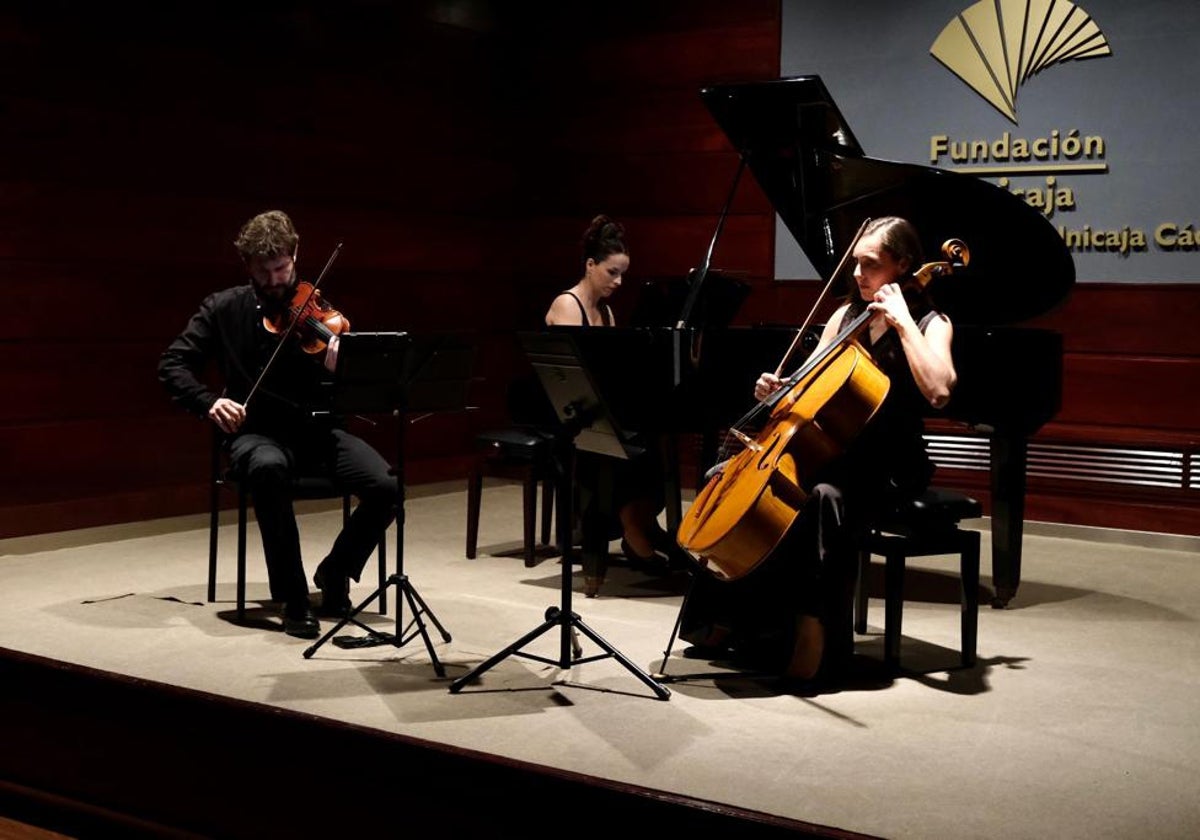 Concierto de música de cámara de Karelia Trío en Unicaja.