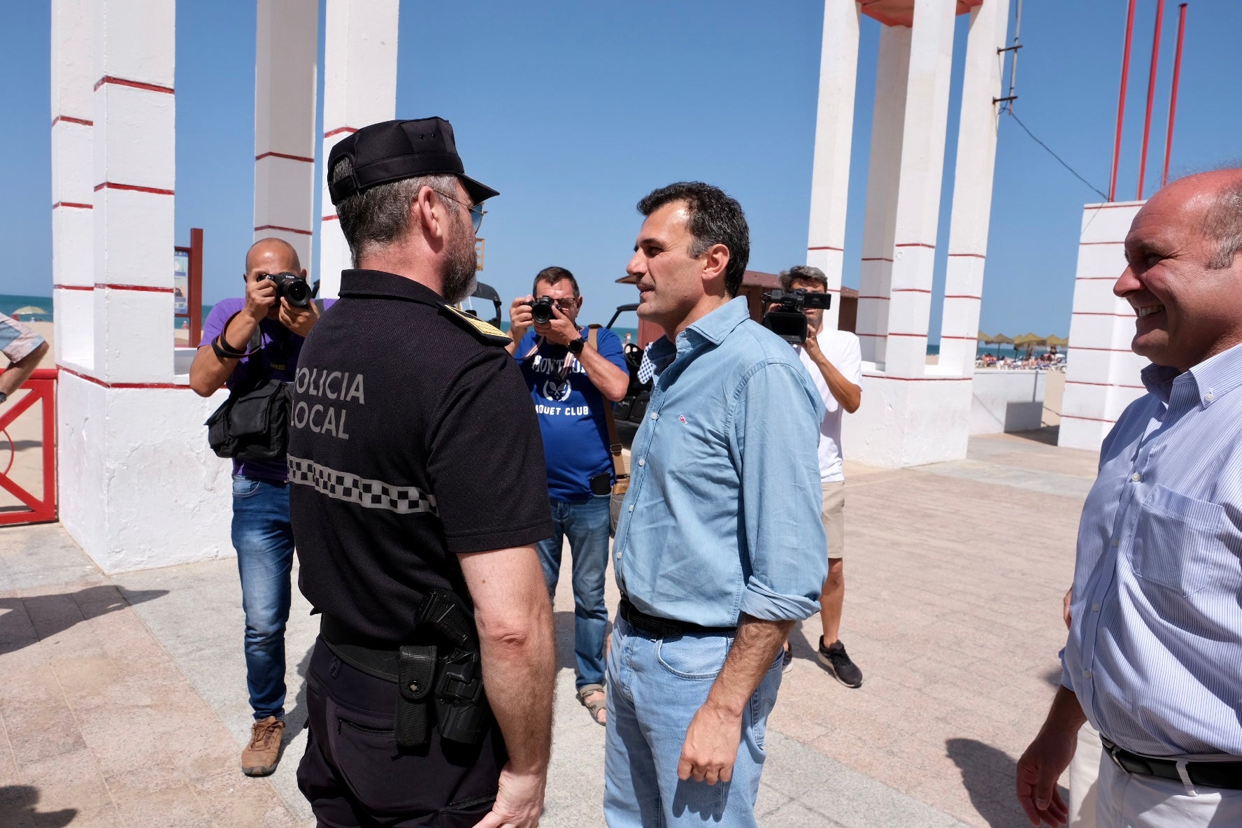 Fotos: La Policía Local vuelve a las playas de Cádiz