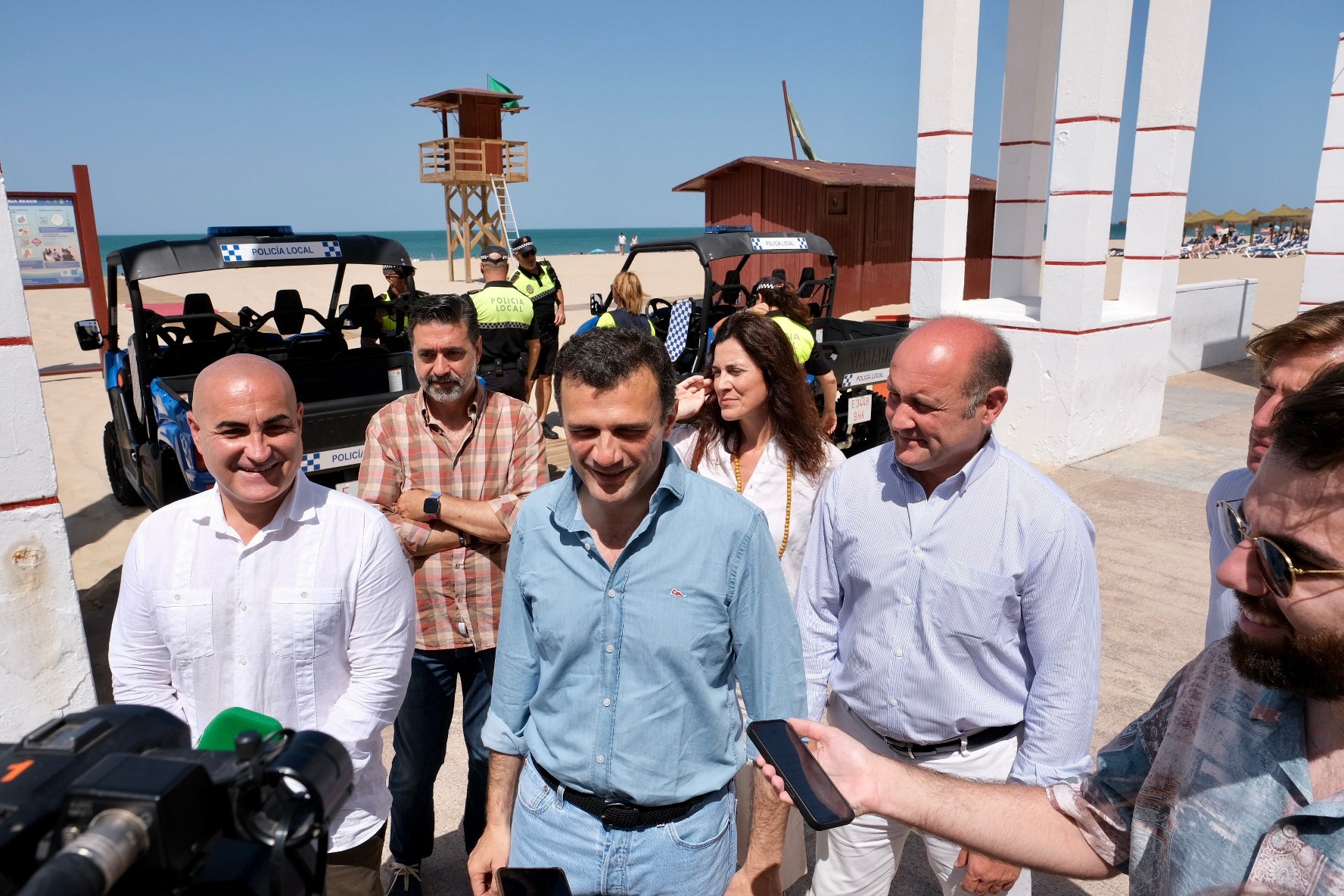 Fotos: La Policía Local vuelve a las playas de Cádiz