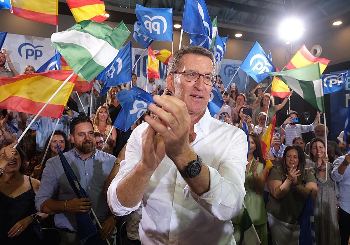 Feijóo vuelve a pedir en Cádiz que gobierne la lista más votada ...