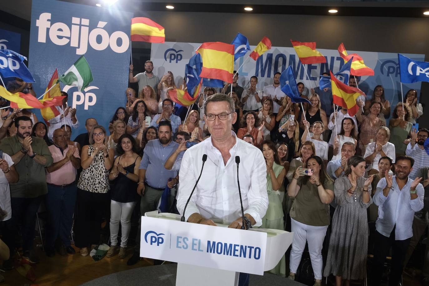 Fotos: Mitin de Feijóo en Cádiz