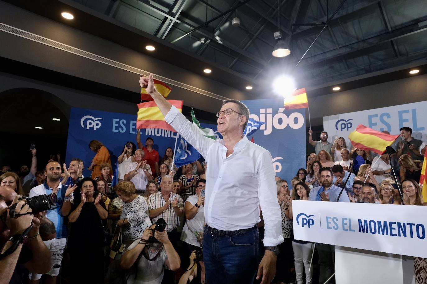 Fotos: Mitin de Feijóo en Cádiz