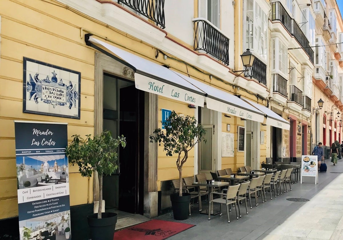 Hotel Las Cortes de Cádiz en una imagen de archivo.