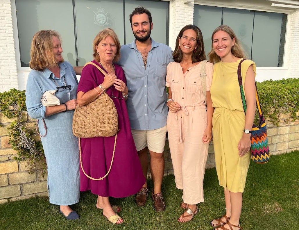 Carmen Merello, María Merello, Alberto Martel, Victoria González-Gordon y Beatriz Ollero