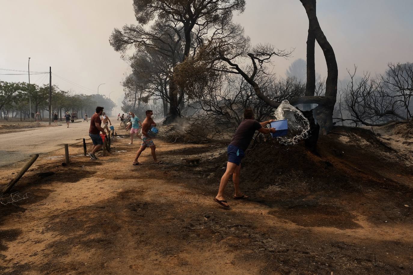 Fotos: el incendio en las Canteras de Puerto Real, en imágenes