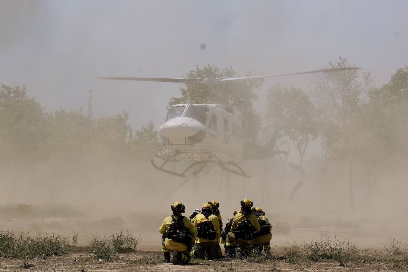 Fotos: el incendio en las Canteras de Puerto Real, en imágenes