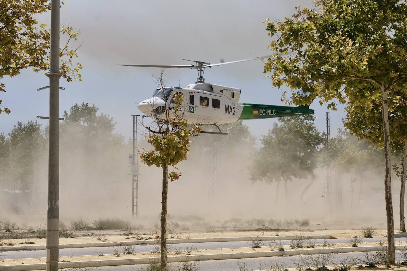 Fotos: el incendio en las Canteras de Puerto Real, en imágenes