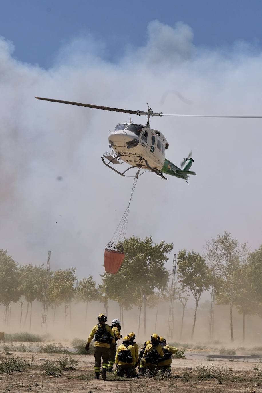 Fotos: el incendio en las Canteras de Puerto Real, en imágenes