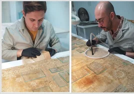 «Para nosotros es un privilegio y un reto restaurar el estandarte del milagro del Maremoto de Cádiz»