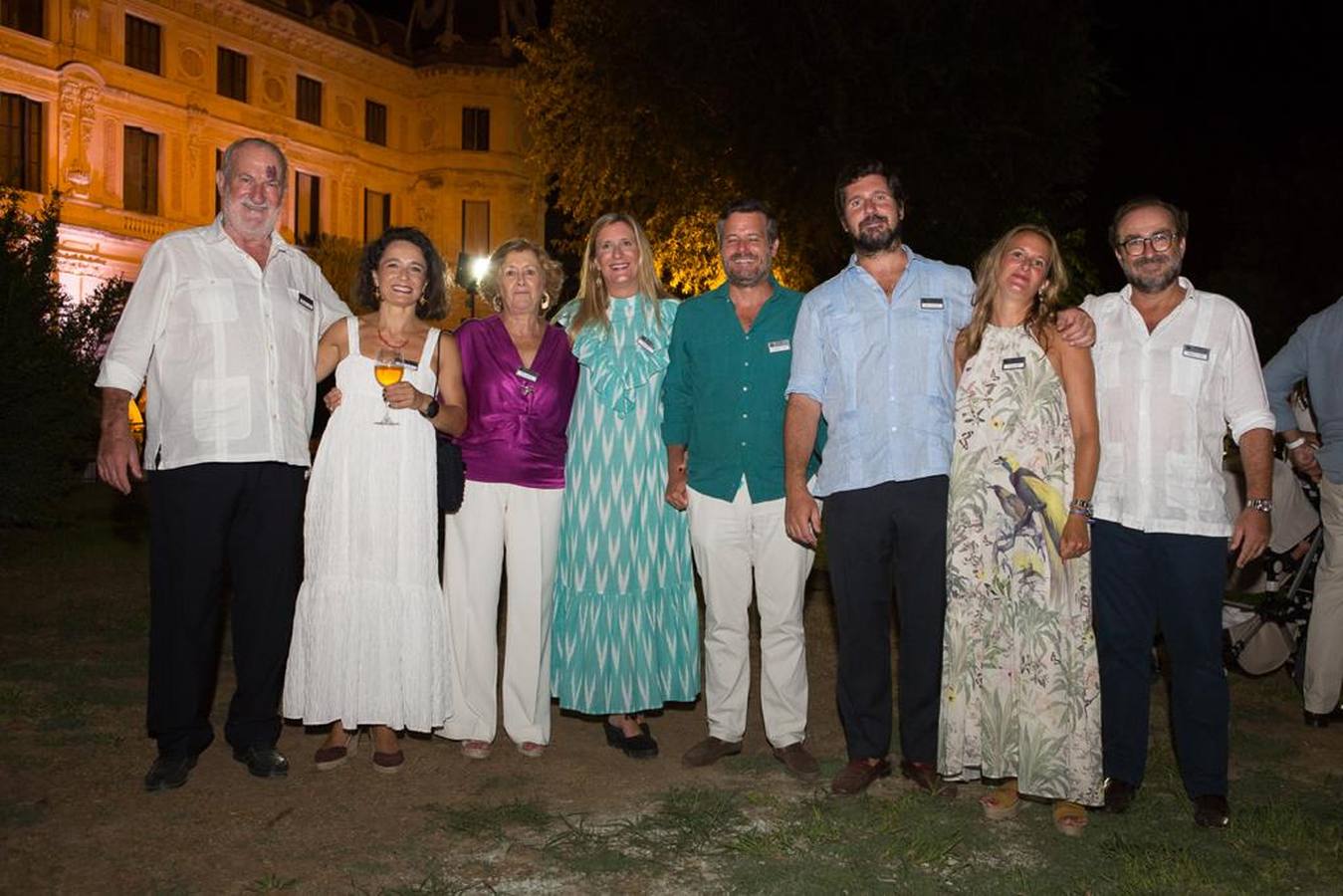 Juan Manuel Pardo Domecq junto a su familia