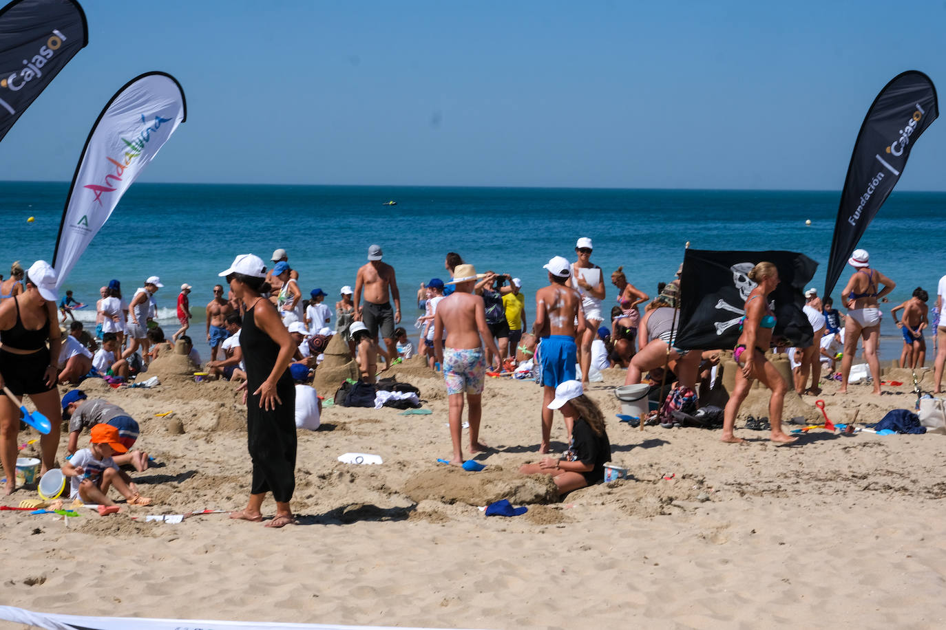 Fotos: el concurso de castillos de arena en la playa de Cádiz