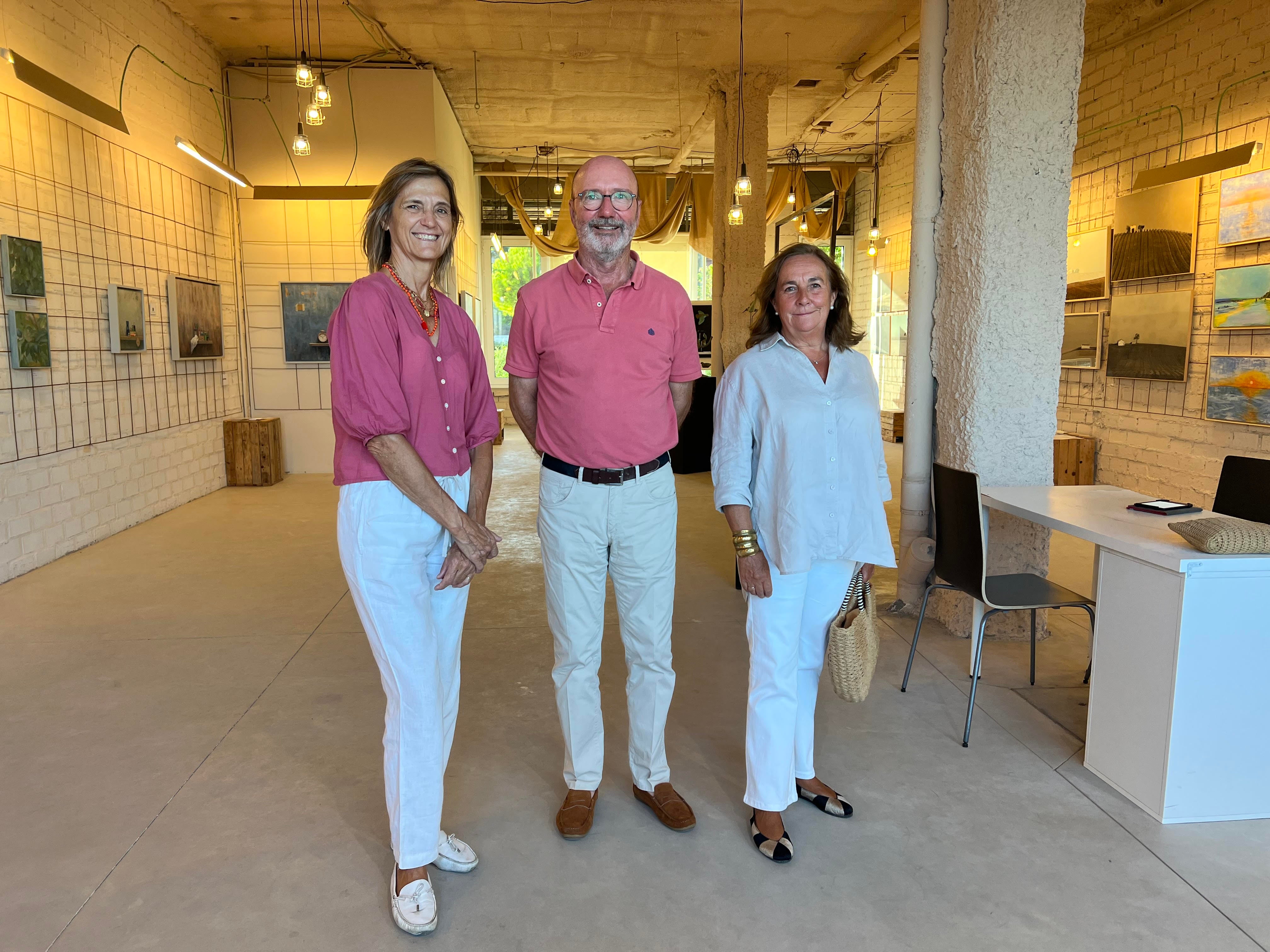 Zenaida Pablo-Romero, Humberto Ybarra y Marianela Lustau