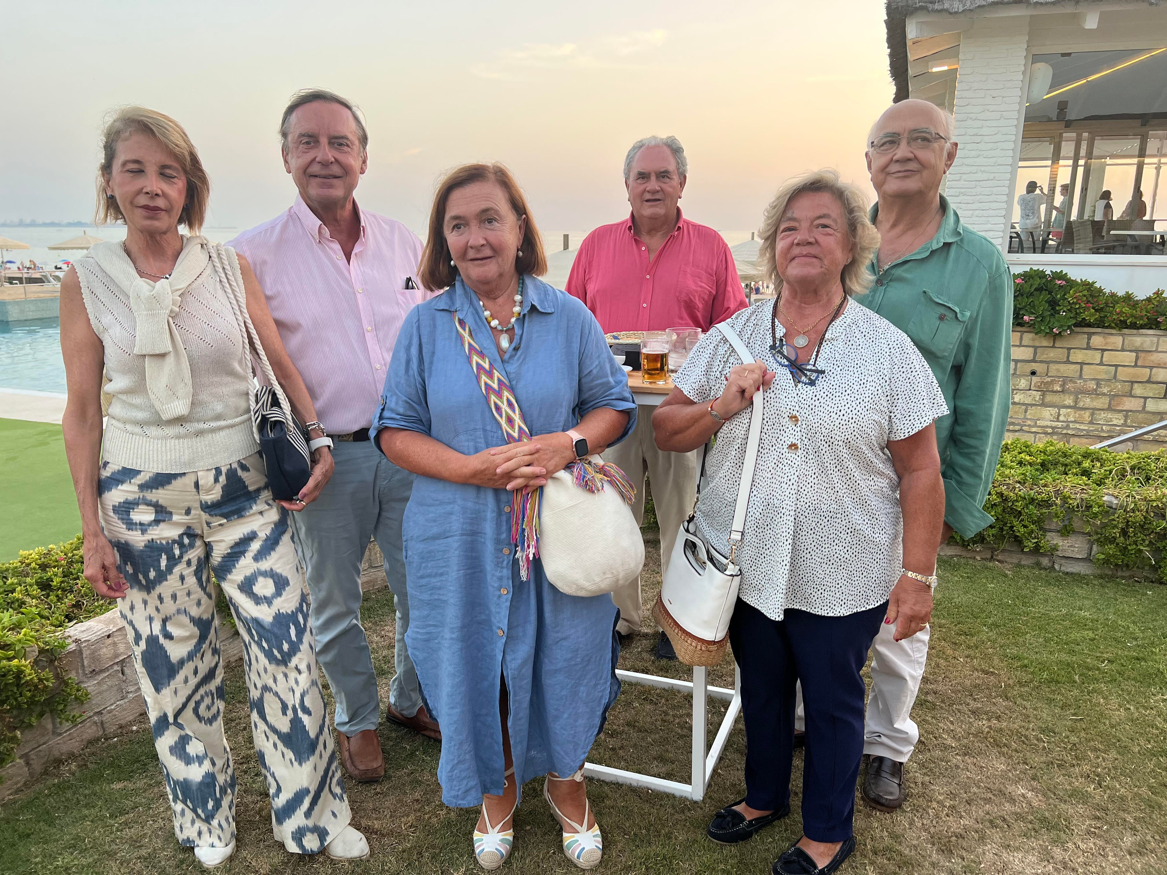 Asun Bobillo, Jesús Prieto, Catita Montero-Galvache, Ramón Moreno, Keka Barquín y Angel Barra