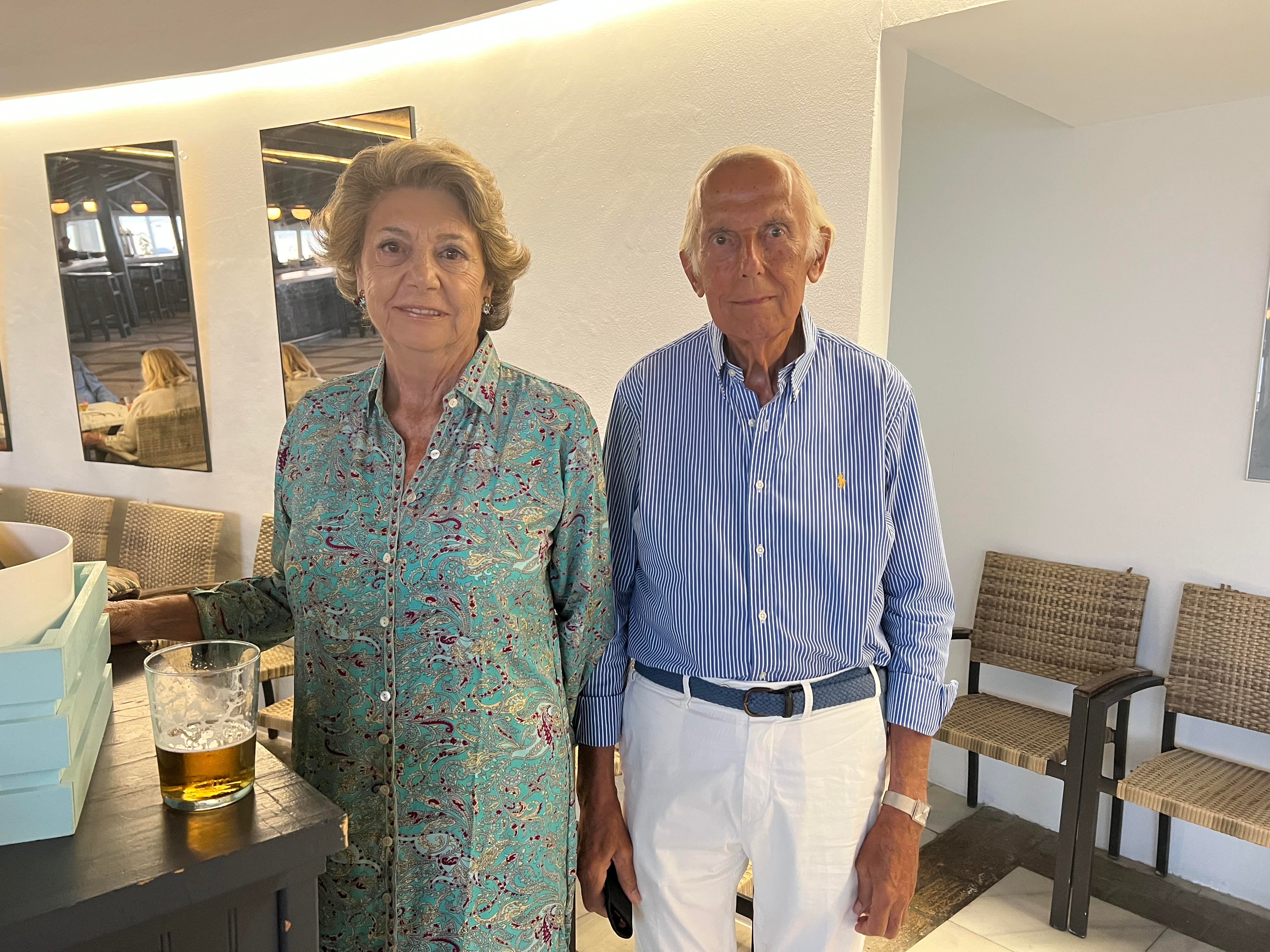 Carmen Ribett y Francisco Roldán