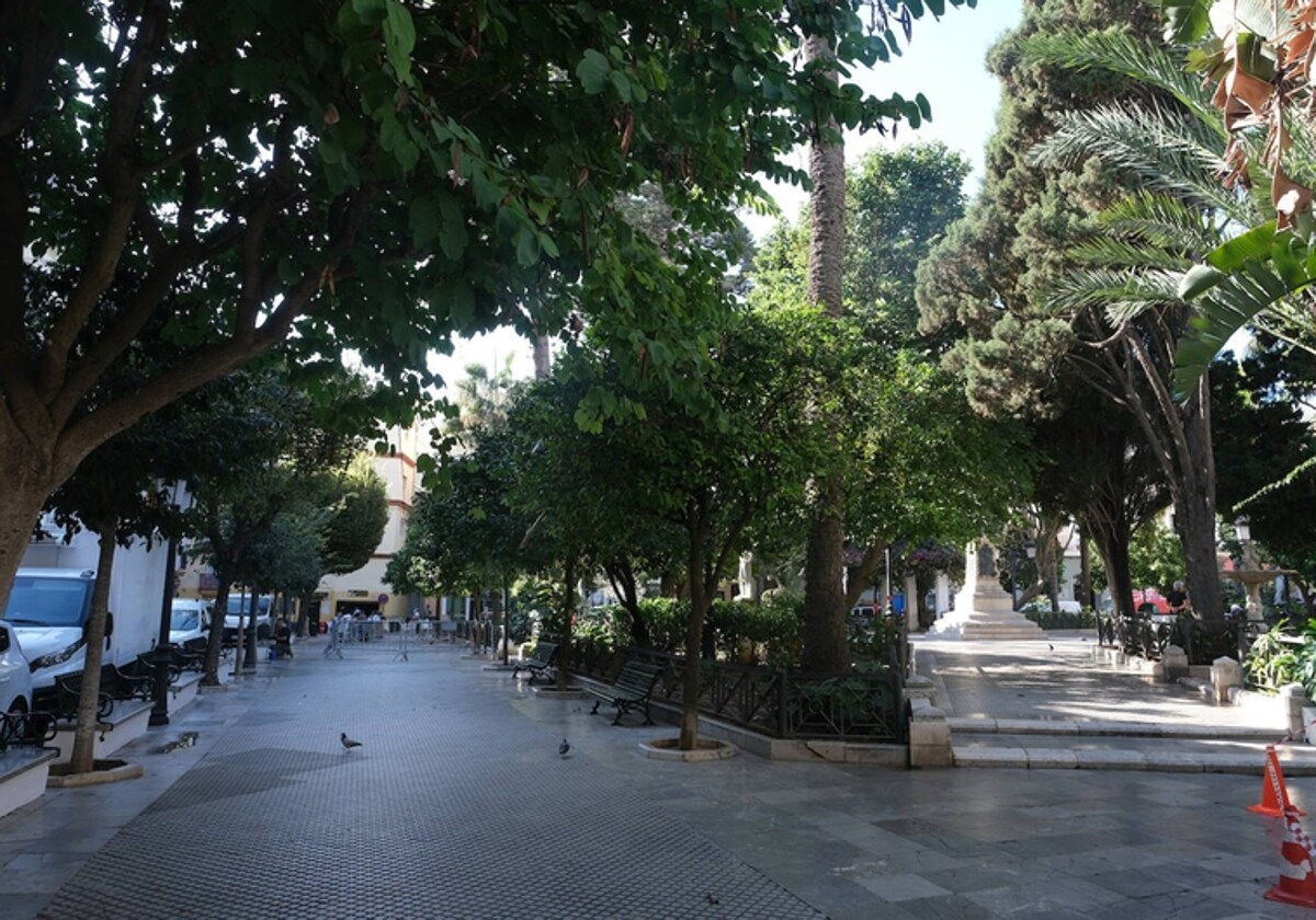 Foto de archivo de la Plaza de Candelaria.