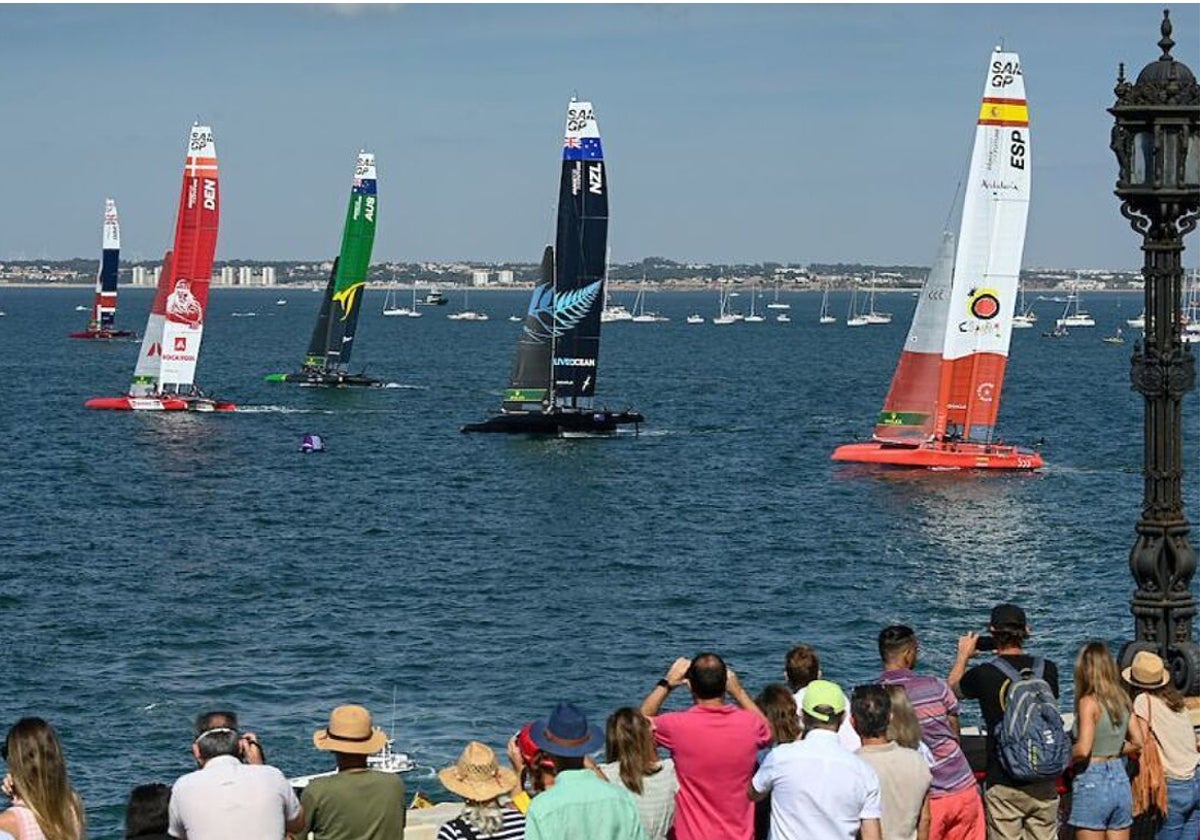 Imagen de la Sail GP en Cádiz