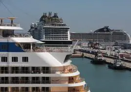 Vídeo: así está el Puerto de Cádiz, repleto de cruceros
