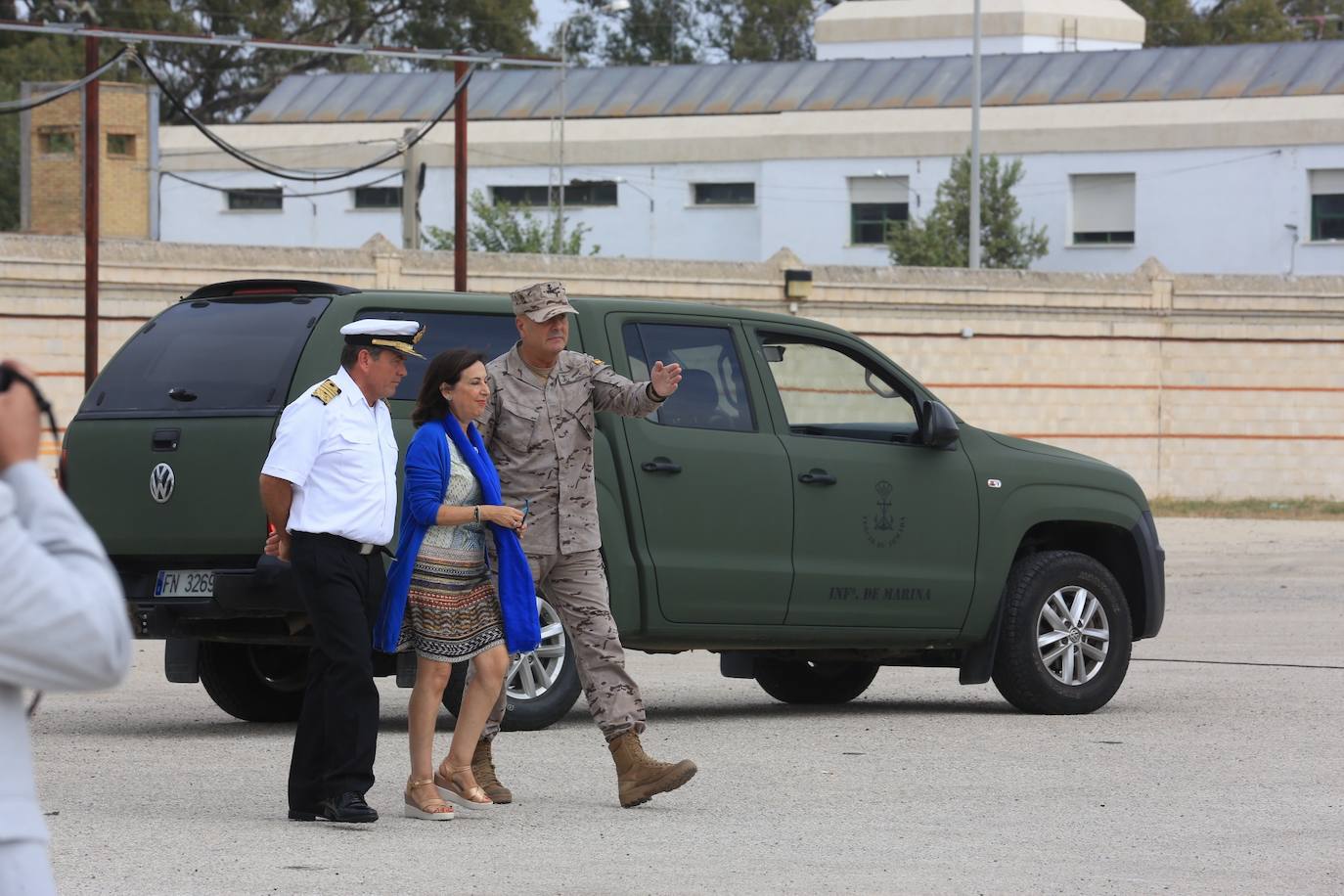 Fotos: Visita de Margarita Robles al Real Observatorio y al &#039;Tercio de la Armada&#039; de San Fernando