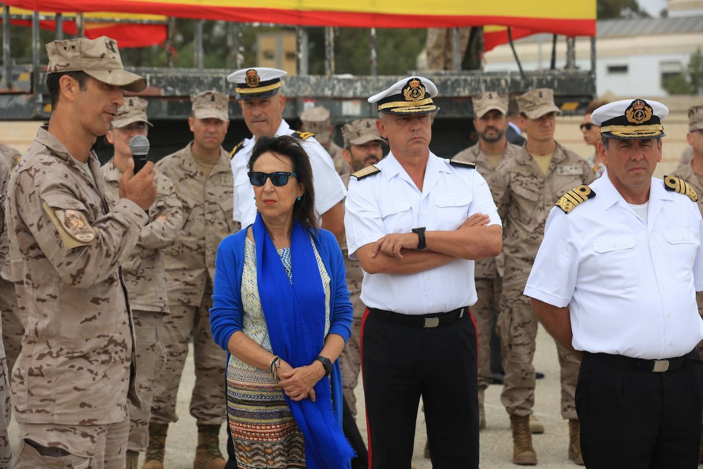 Fotos: Visita de Margarita Robles al Real Observatorio y al &#039;Tercio de la Armada&#039; de San Fernando