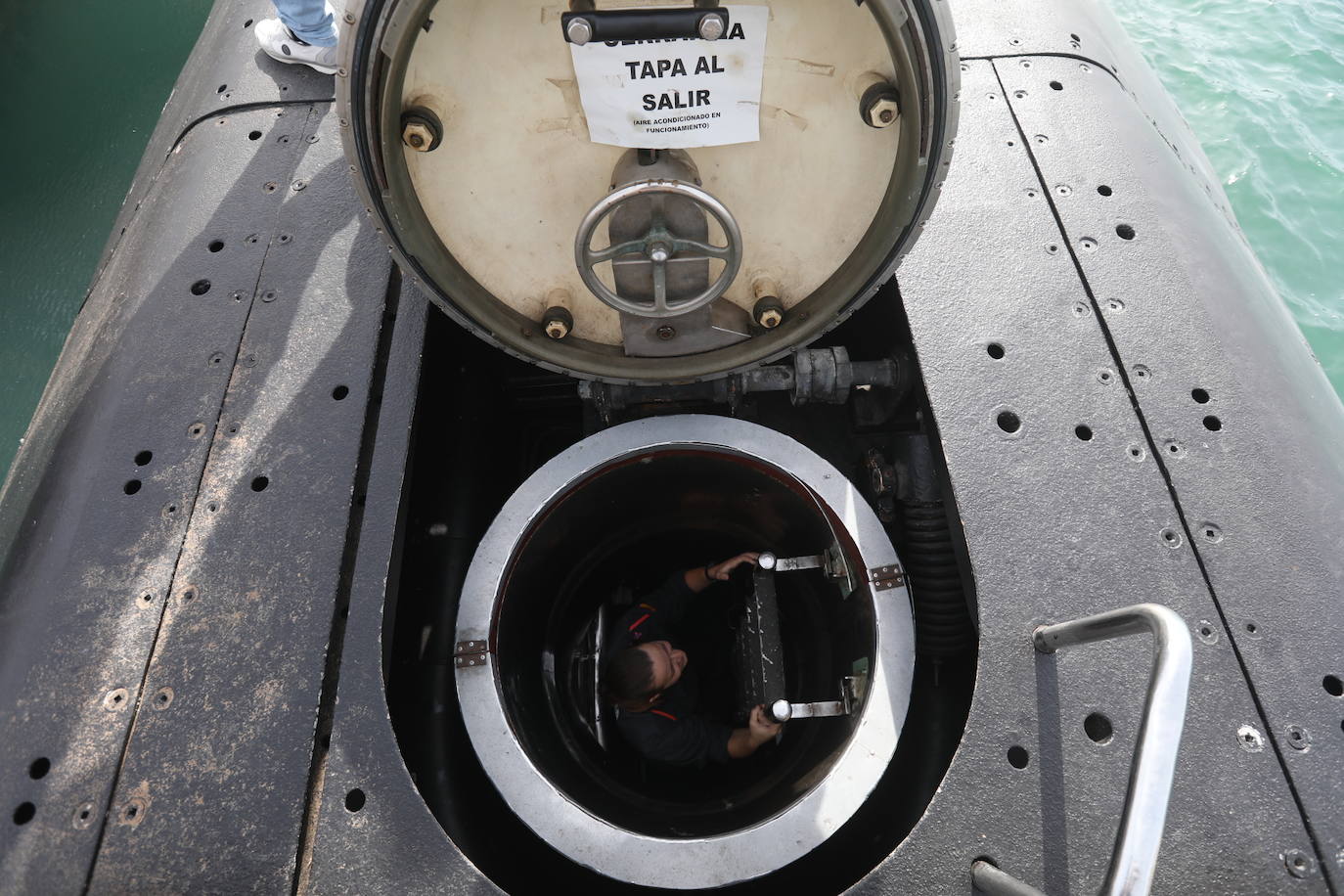 Fotos: El submarino de la Armada, &#039;Galerna&#039;, llega a Cádiz