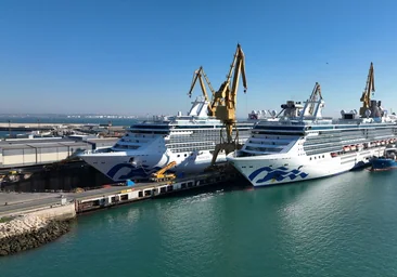 El astillero de Cádiz asegura para 2024 la reparación de una docena de cruceros