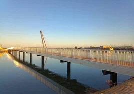 Eurovelo 8: Completado el puente que une Cádiz y San Fernando