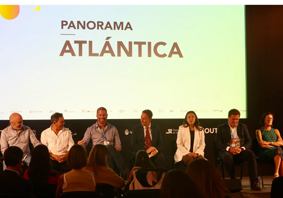 Rueda de prensa de la serie documental 'Atlántica'.