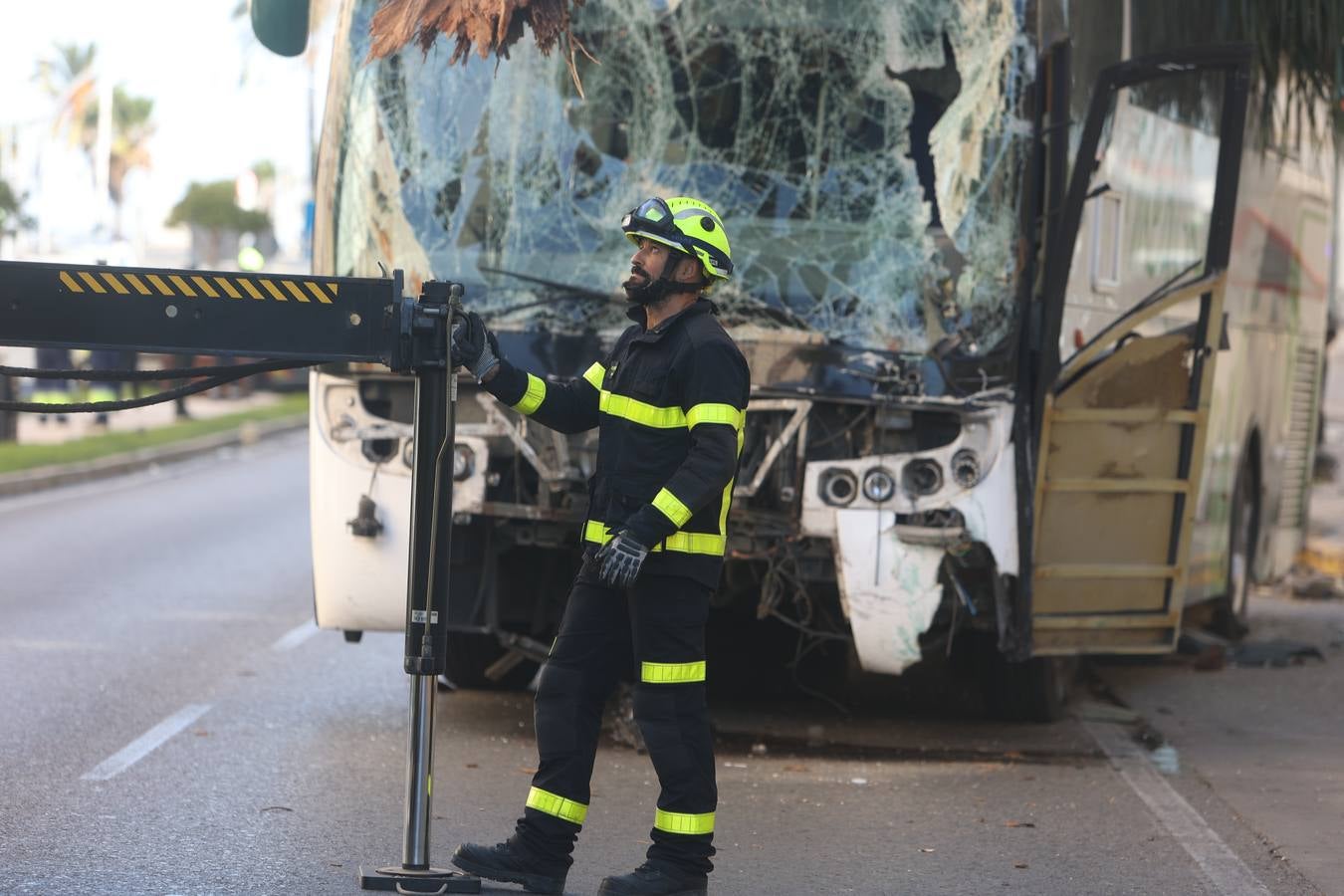 Fotos: Grave accidente de tráfico en Cádiz