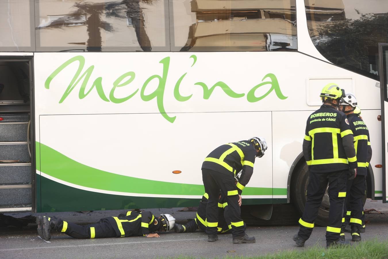 Fotos: Grave accidente de tráfico en Cádiz