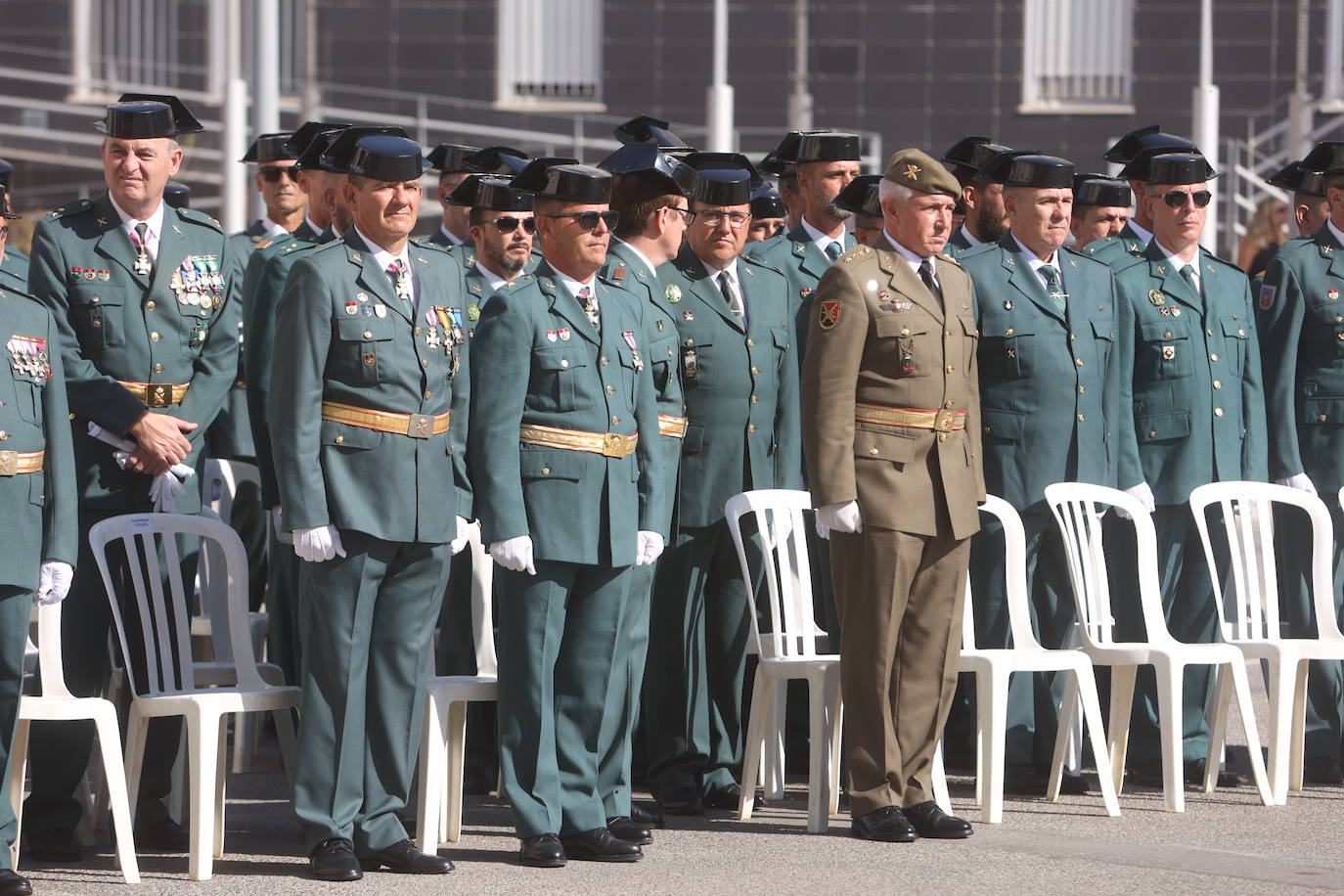 Fotos: La Guardia Civil rinde homenaje a su patrona en Cádiz