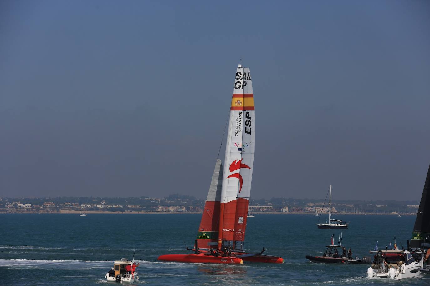 Fotos II: Sábado de SailGP por las calles de Cádiz