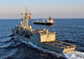 La fragata 'Victoria' zarpa este lunes de la base naval de Rota para incorporarse a la operación Atalanta
