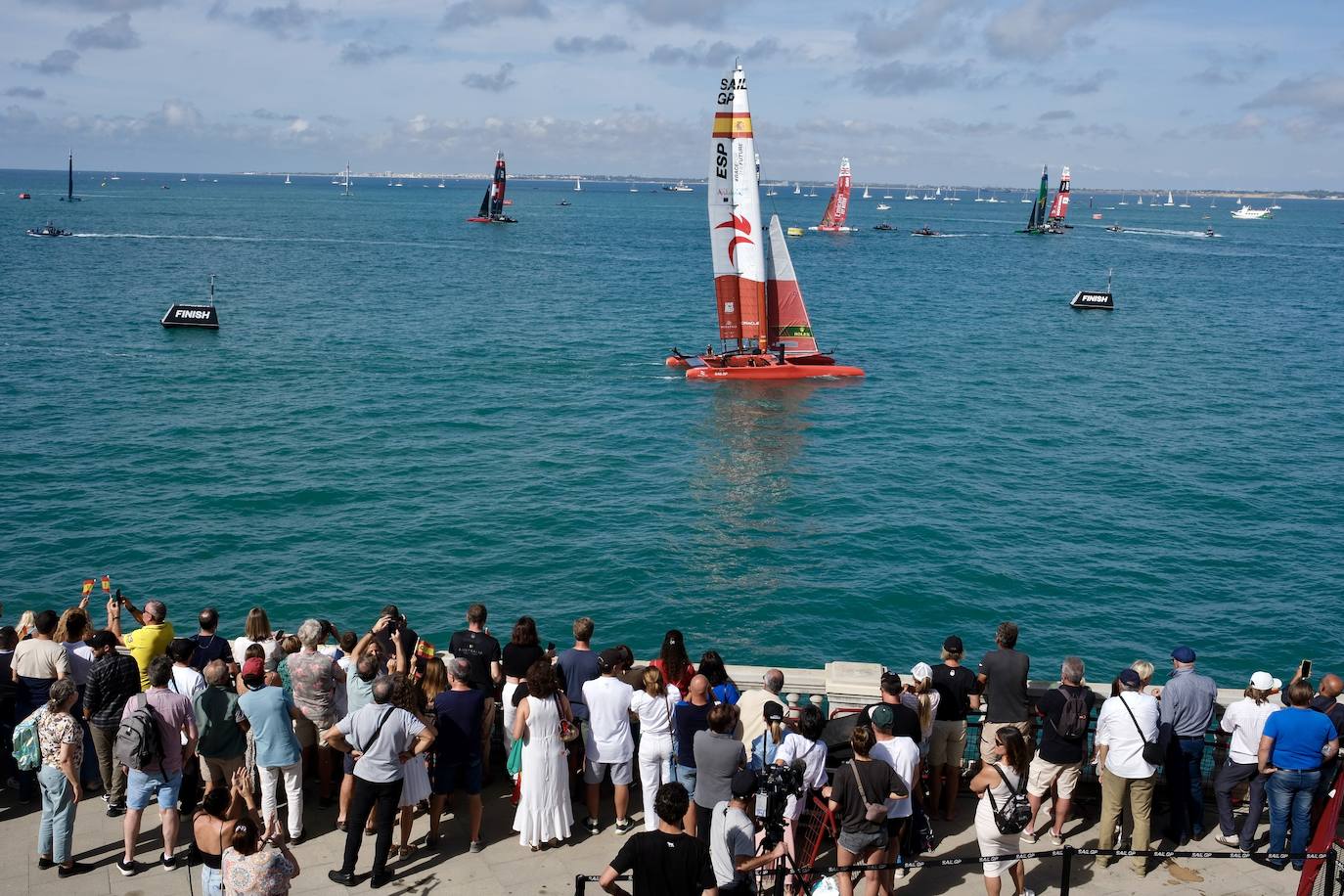 Fotos: Así ha sido la última jornada de SailGP en Cádiz