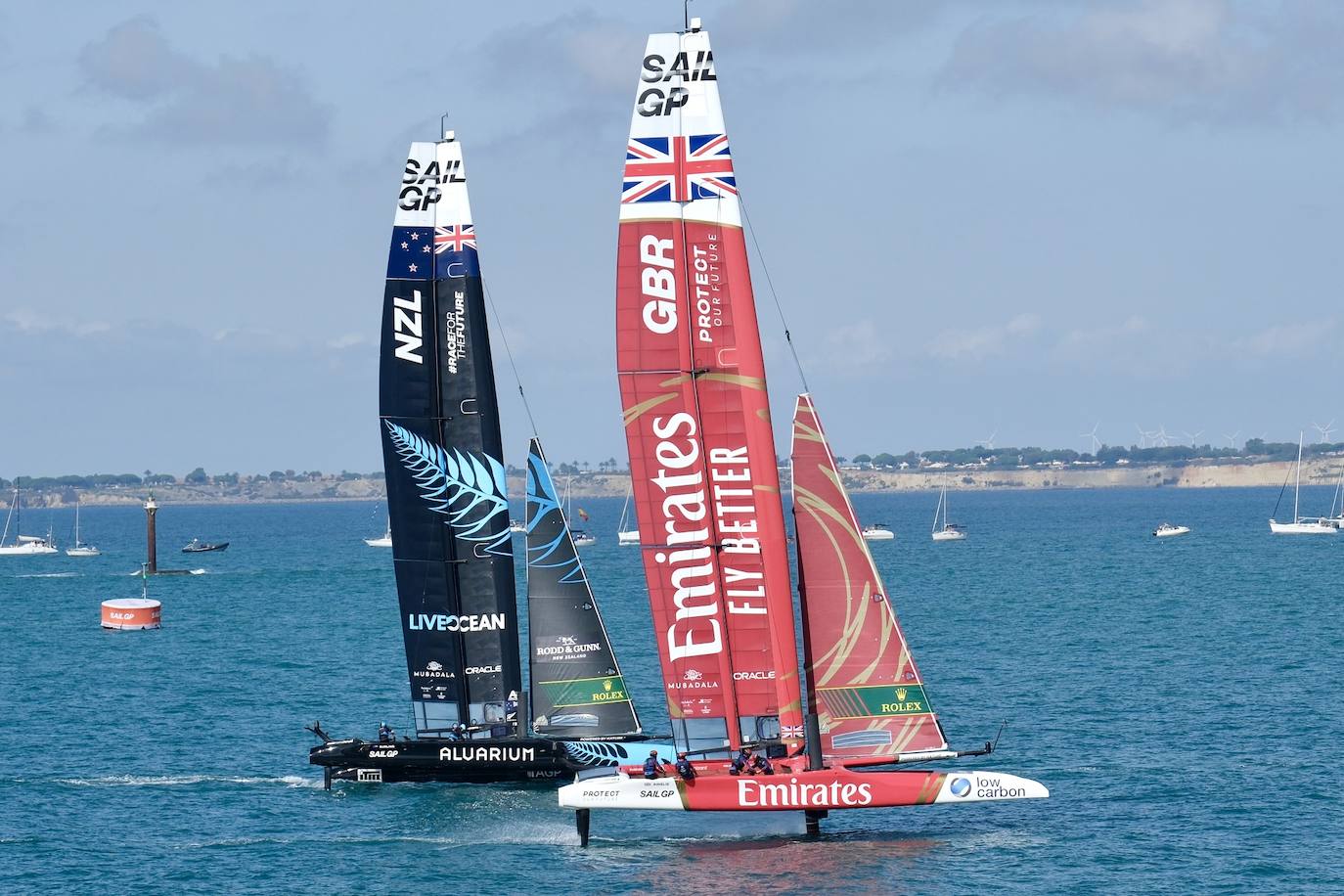 Fotos: Así ha sido la última jornada de SailGP en Cádiz