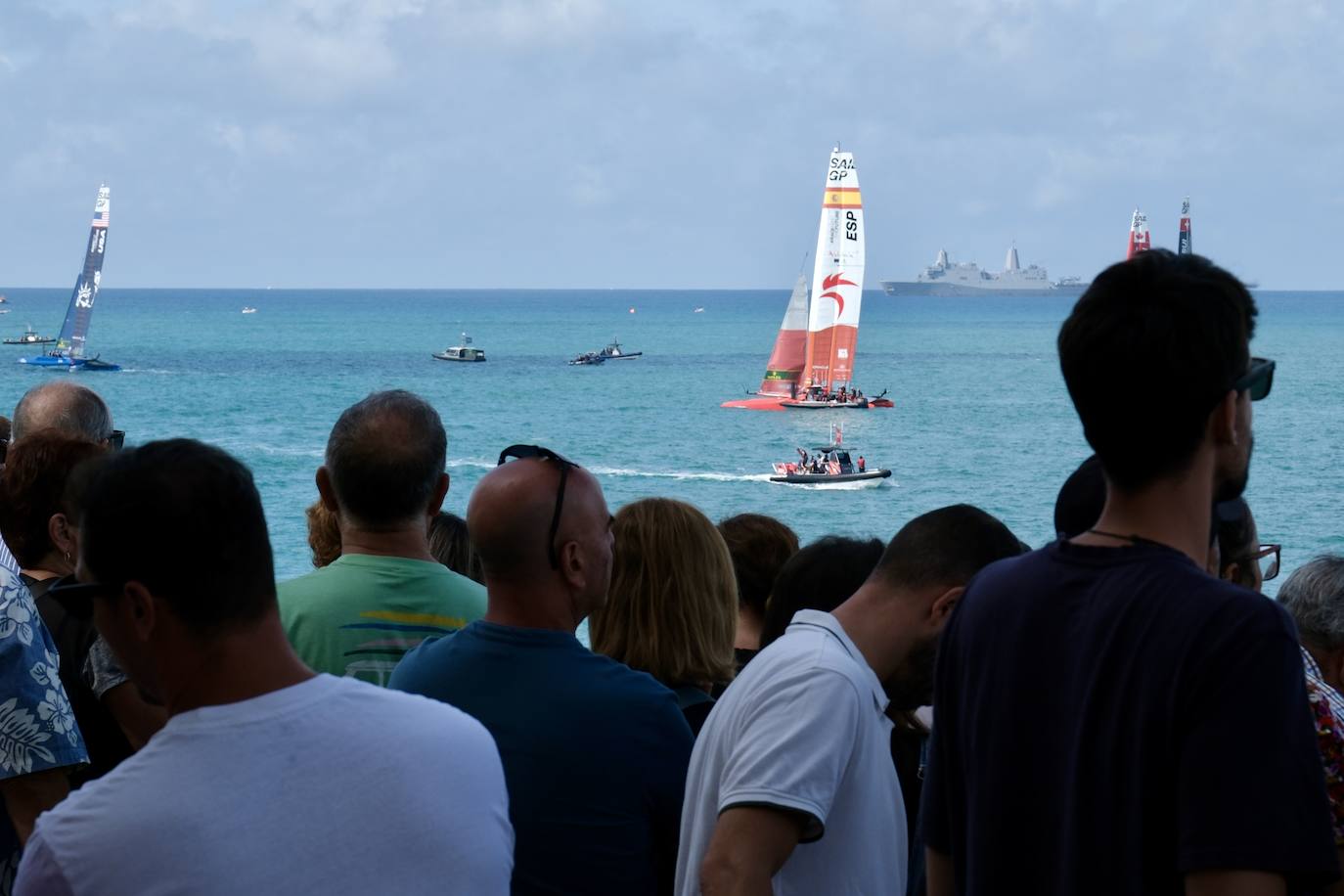 Fotos: Así ha sido la última jornada de SailGP en Cádiz