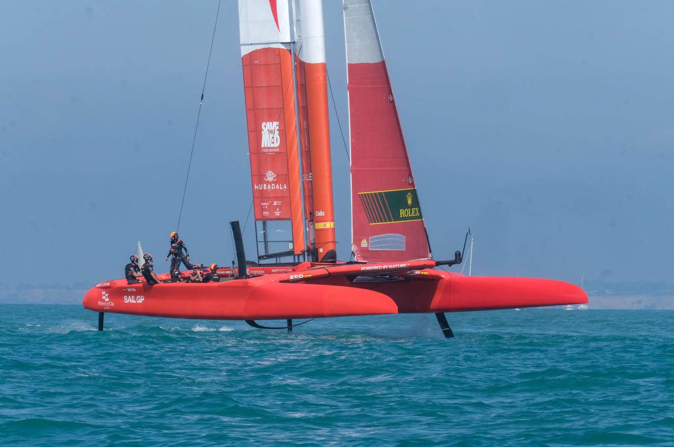 Fotos: Así ha sido la primera jornada de SailGP en Cádiz