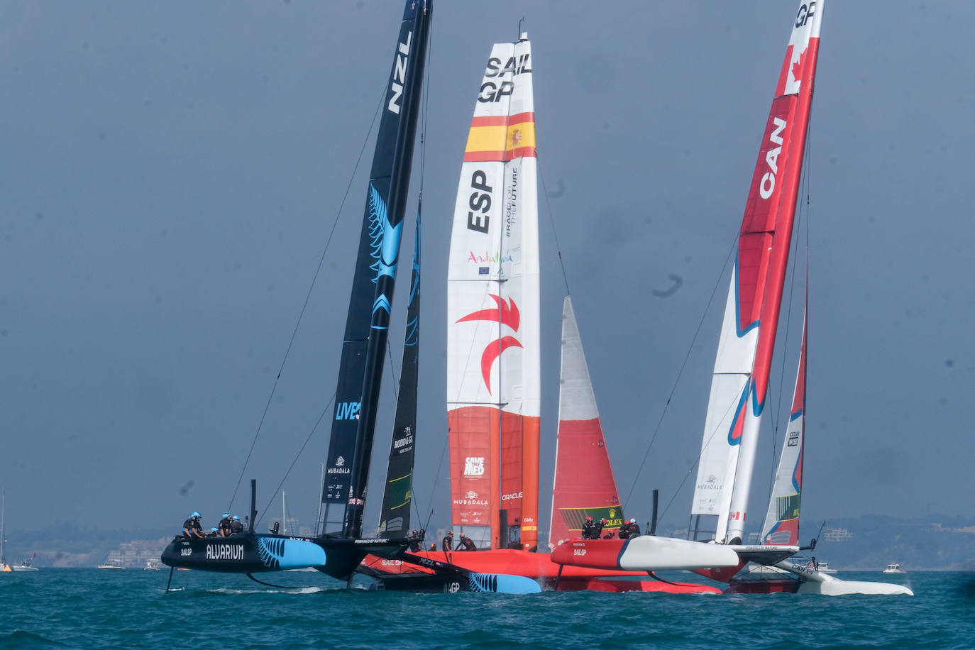 Fotos: Así ha sido la primera jornada de SailGP en Cádiz