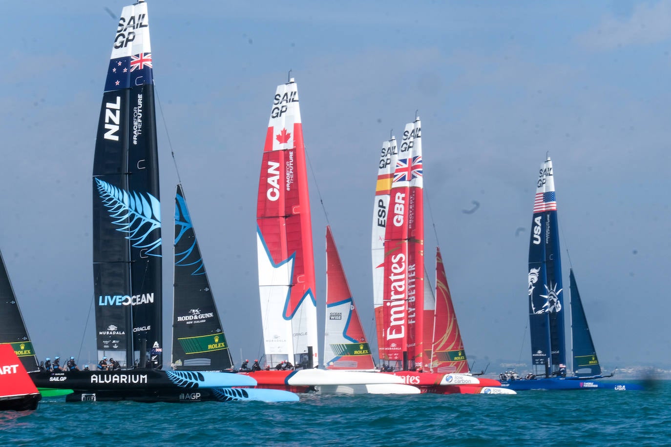 Fotos: Así ha sido la primera jornada de SailGP en Cádiz