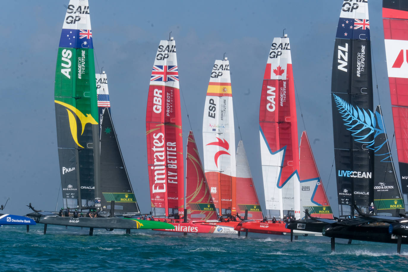 Fotos: Así ha sido la primera jornada de SailGP en Cádiz