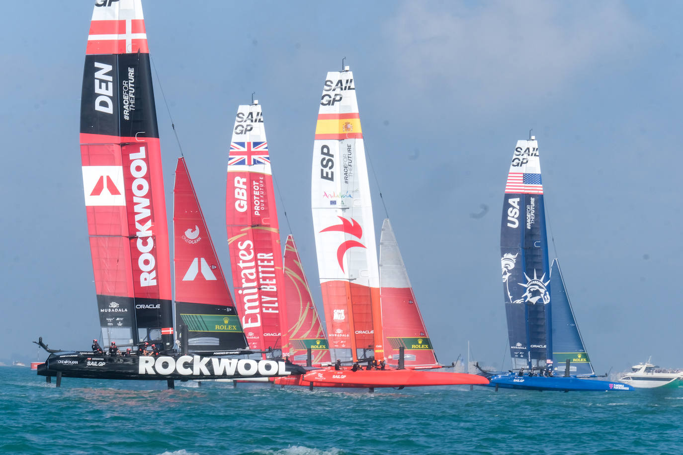 Fotos: Así ha sido la primera jornada de SailGP en Cádiz