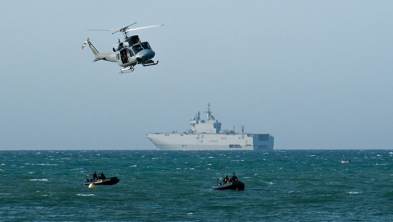 En imágenes: Josep Borrell visita el ejercicio &#039;Milex-23&#039; de la Unión Europea en Cádiz