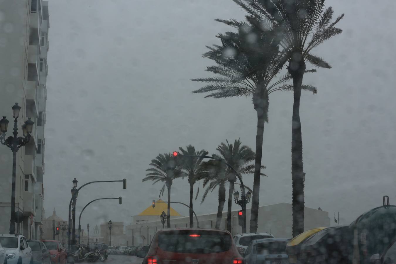 Fotos: Los efectos del paso de la borrasca Bernard en Cádiz