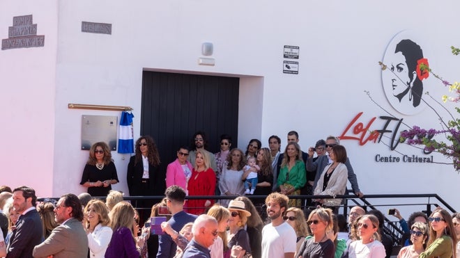 Inauguración del museo de Lola Flores