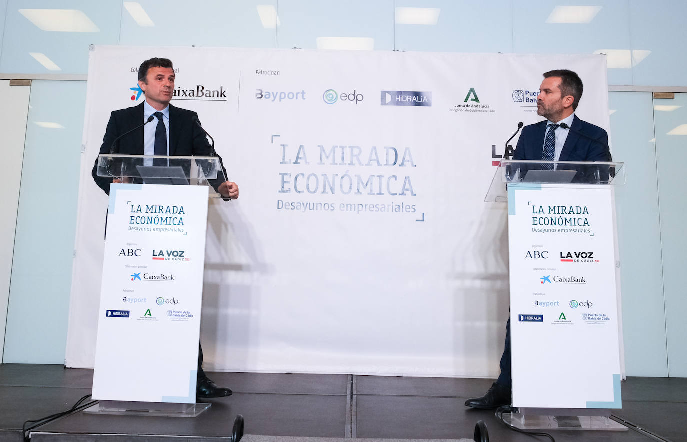 Fotos: Bruno García, alcalde de Cádiz, en la Mirada Económica de ABC y La Voz
