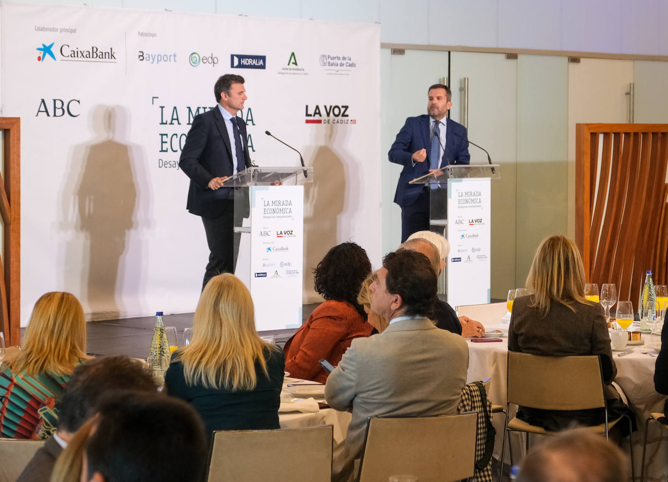 Fotos: Bruno García, alcalde de Cádiz, en la Mirada Económica de ABC y La Voz