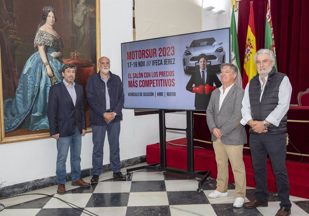 El vicepresidente segundo y responsable de Ifeca, Javier Vidal, en la presentación de Motorsur 2023.